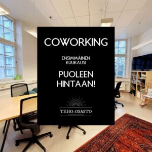 Coworking-kuukausijäsenyys