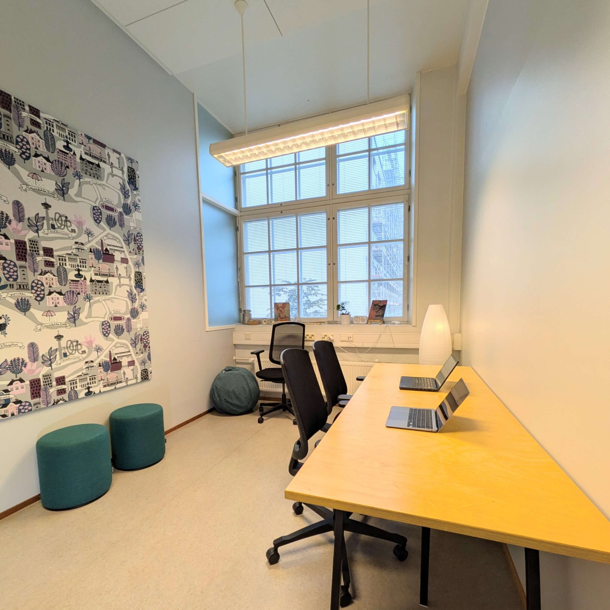 Tiimihuone, Teho-osasto Coworking